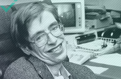 Stephen Hawking, auteur, theoretisch natuurkundige en kosmoloog (1942-2018)