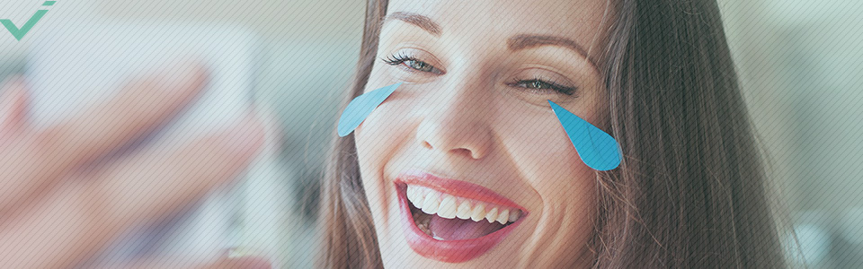 21ste eeuwse woorden: emoji met tranen van vreugde